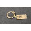 Image 1 : Gold Filled Eaton Keychain With Blue Stone 