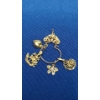 Image 2 : 14K Gold Bracelet Charms & Pendant - Total Weight: 7.1g
