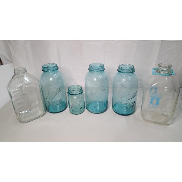 Vintage Assorted Size Ball, Tropicana & Lawsons Jars/Jugs