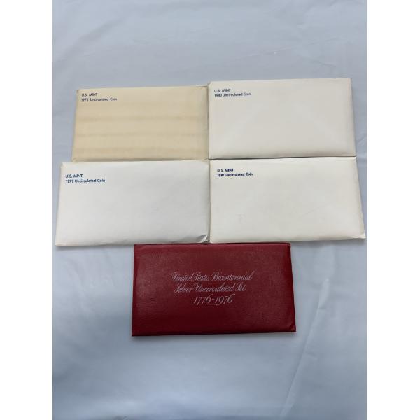 Assorted U.S. Mint Sets With A Bonus Bicentennial Silver Uncirculated Set - Mint Condition