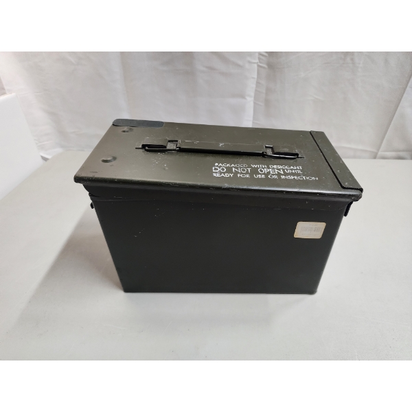 Metal Military-Style .50 Cal Ammo Can 