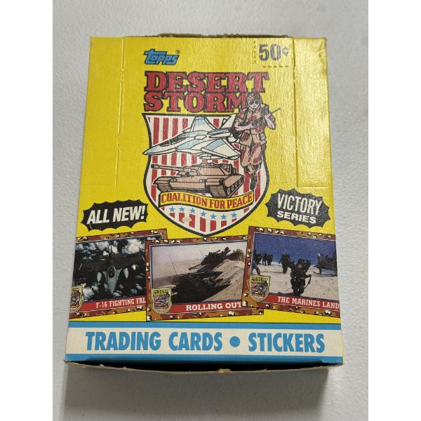 Topps Desert Storm Victory Series 36 Unopened Packs - Brand New In The Unsealed Box