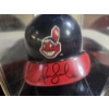 Image 1 : Omar Vizquel Signed Mini Helmet In Protective Case With Certificate Of Authenticity 