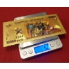 Image 7 : Japanese Anime' - 9 Pc Set of 24k Gold Foil JOJO Nippon Ginko - 10000 Yen Notes (Real Gold Foil)