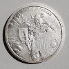 Image 2 : One Troy Ounce .999 Fine Silver Legendary Warriors Eric Bloodaxe Round