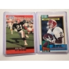 Image 1 : 2 - Eric Metcalf Cleveland Browns Football Cards - Rookie Card - Excellent Condition