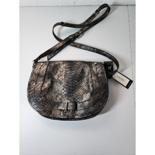 Nine West Metallic Snakeskin Pattern Crossbody Bag - New With Tags!