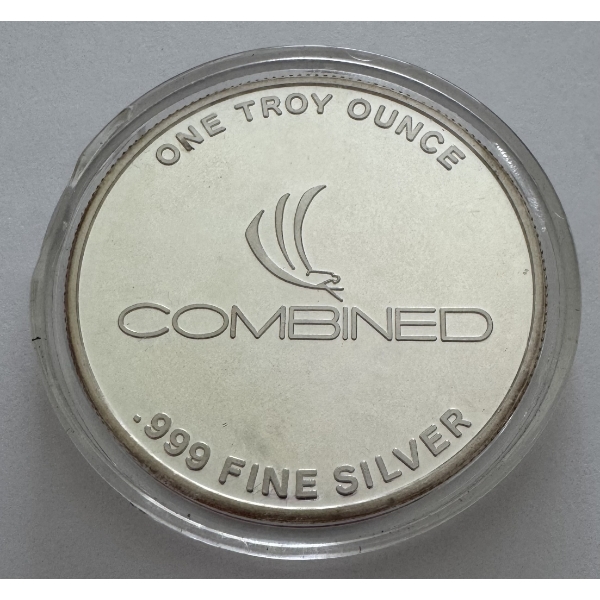 1 Troy Ounce .999 Fine Silver Round- Incredible Condition 
