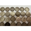 Image 4 : Assorted Lot Various Dates US 90% Silver Dimes F.V. $2.80.Including Barber Dimes and Mercury Dimes!!
