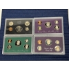 Image 1 : 4 United States Proof Sets (2 Mint ) - FV $3.64 - 1972 - 1992 - 1996 - 1987