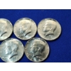 Image 3 : x5 Assorted Years Kennedy Half Dollars 40% Silver Face Value $2.50