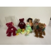 Image 2 : Collection of TY Beanie Babies - 7 Total - Some in Plastic Case - Frog - Puss in Boots - 5 Bears 