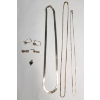 Image 1 : Lot Of Assorted Gold Plated Sterling Silver Jewelry Pieces - Weight: 19.9g