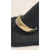 Image 2 : Men's 14K Yellow Gold Channel Set Ring With Diamonds - Size 9 - Weight: 8.2g