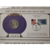 Image 6 : Two U.S. Silver Morgan Dollars in Display Cards & Protective Binder Page - 1890-O & RARE 1880-S 