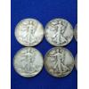Image 2 : x10 Assorted Years 90% Silver Walking Liberty Half Dollars FV: $5.00