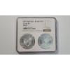 Image 1 : NGC 2021 MS 70 1 Troy Ounce .999 Fine Silver U.S American Eagle 2-Coin Set - Type 1 & Type 2