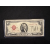 Image 1 : 1928 United States Jefferson $2.00 Bill In Protective Holder - Excellent Condition