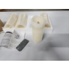 Image 2 : Lot of 5 Battery-Operated Flameless Candles - 4 Brand New in Bow with Remote