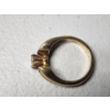 Image 3 : Incredible 14K Yellow Gold Ring w/ Central Diamond and Ruby Gemstones - Size 7 - TW: 5.1g