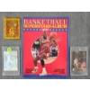 Image 1 : Chicago Bulls Basketball Magazine & Michael Jordan/Dennis Rodman Trading Cards - Ft. Holo!