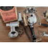 Image 3 : Lot of Assorted Vintage Meat Grinders and Parts Including Sunbeam Meat Grinder & Food Chopper