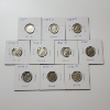 Image 1 : x10 Assorted Years United States 90% Silver Roosevelt Dimes - Face Value: $1.00