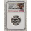 Image 1 : NGC PF 69 Reverse Proof 2018-S Silver Reverse Proof Cumberland Island Quarter