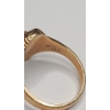 Image 6 : Vintage 10K Yellow Gold With Black Enamel Art Déco Class Ring - Size 5 - Weight: 4.0g