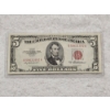 Image 1 : U.S. 1953 $5 Red Seal Bank Note in Protective Casing