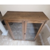 Image 4 : *Pick Up At Mantua Home-No Shipping Available* Amazing Vintage 13.5Dx39Wx54H Glass Door Solid Wood L