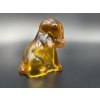 Image 3 : Degenhart Dogs - Amber- Adorable Glass Dog Figurine - ~2.5 inches 