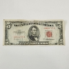 Image 1 : United States Series 1953 A Red Seal $5 *STAR NOTE* - Face Value $5.00