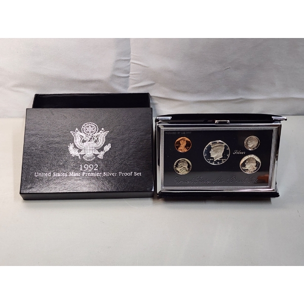 1992 United States Mint Premier Silver Proof Set 