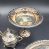 Image 8 : Nice Lot of Assorted Silverplated Items: Pitcher, Trays, Sugar/Creamer Bowl - Total Weight: 6.0 lbs
