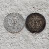 Image 2 : Two 90% Silver 1964 United States Kennedy Half Dollars AFV $1.00
