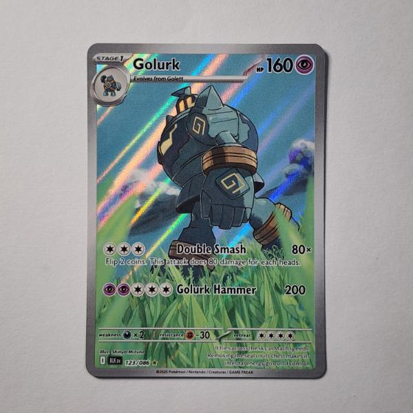 Golurk 123/086 Holo Rare Near Mint Pokemon Trading Card 