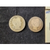 Image 2 : $2 Face Value in Assorted 90% Silver Quarters Including Barbers & Washington Head