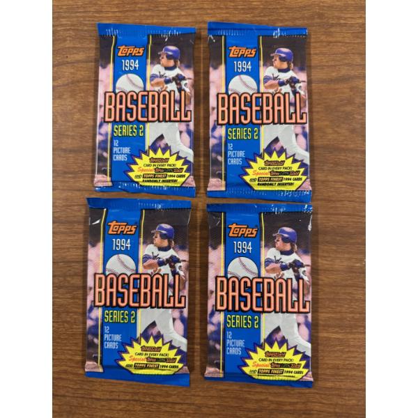 4 - 1994 Topps Series 2 Unopened Baseball Wax Packs - Mint Condition