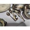 Image 6 : Large Assortment - OVER 8 POUNDS - of Silverplated Flatware, Trays, and Bowls