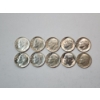Image 1 : x10 Assorted Years 90% Silver Roosevelt Dimes - Face Value: $1.00