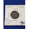 Image 2 : 1890 Indian Head Cent Penny - Die Variety EXTREMELY FINE!