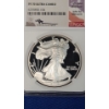 Image 2 : 2005-W NGC PF 70 ULTRA CAMEO 1 oz Silver American Eagle Signed By U.S Mint Engraver John M. Mercanti
