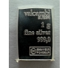 Image 2 : 1 Gram .999 Fine Silver Valcambi Suisse Bar- Incredible Condition!