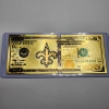 Image 1 : New Orleans Saints Novelty $100 24K 999999 Gold Foil Note