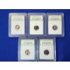 Image 1 : x5 INB Brilliant Uncirculated Roosevelt Dimes, Assorted Years