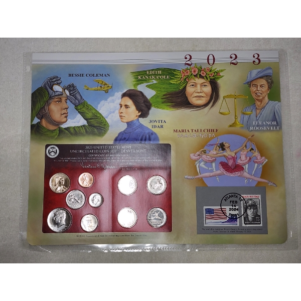 2023 United States Mint Uncirculated Coin Set in Nice Display 