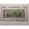 Image 3 : 2003 United States Jefferson NEW JERSEY $2.00 Bill In Hard Case Holder - Mint Condition - RARE