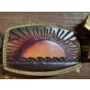 Image 3 : 1993 Bass Society Angler Sportsman Belt Buckle & Indian Head Buckle & Beach Buckle - 3 Belt Buckles 