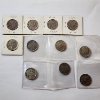 Image 1 : 11 Assorted Years United States Buffalo Nickels FV: $0.55